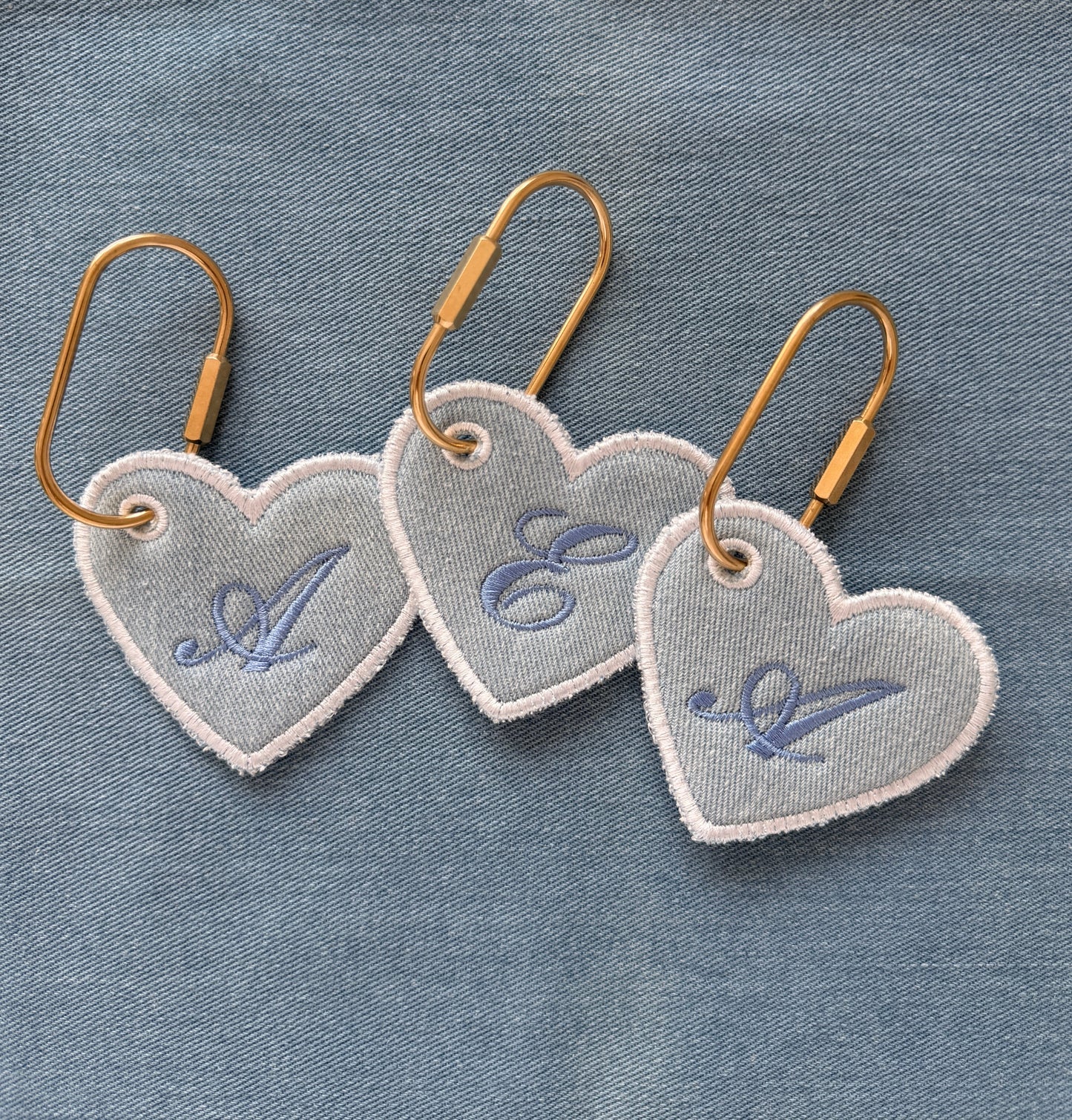 Denim Keyring/Gift Tag