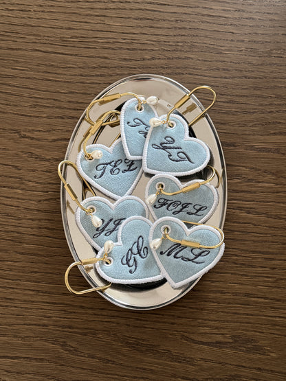 Denim Keyring/Gift Tag
