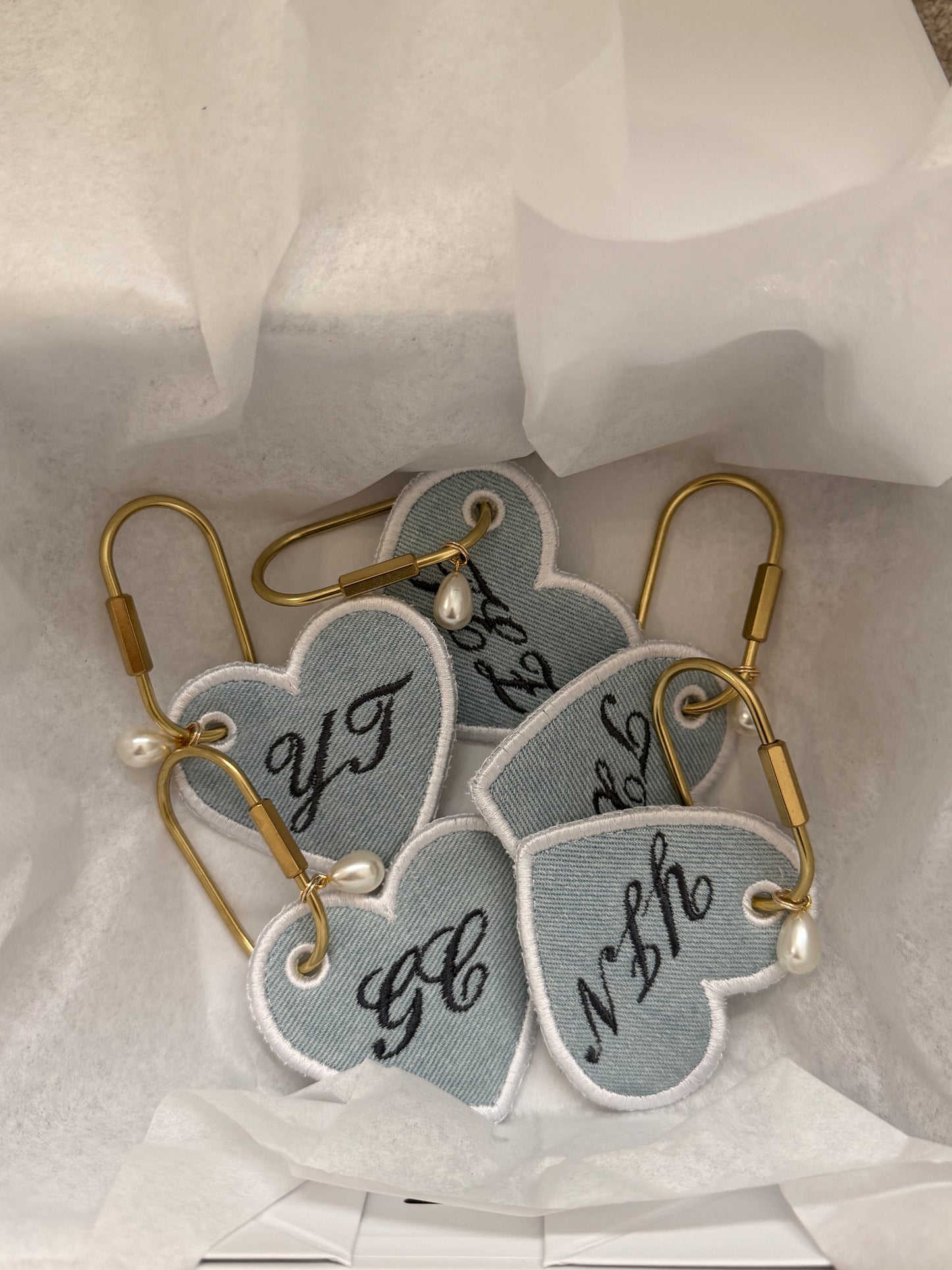 Denim Keyring/Gift Tag