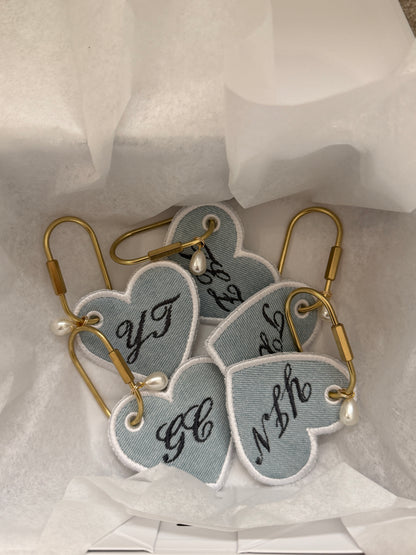 Denim Keyring/Gift Tag